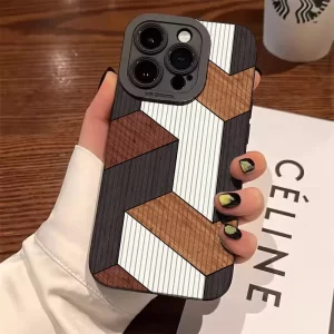 Vintage Wood Grain Pattern Silicone Case For Xiaomi 1