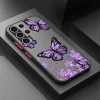 INS Retro Butterfly Soft Matte Case for Samsung 5