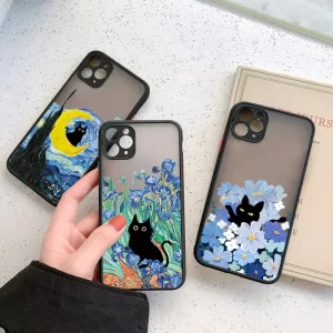 Van Gogh Cat Oil Painting Case For Xiaomi 1