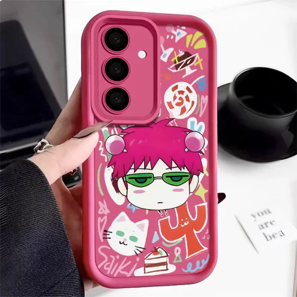 2025 Silica Cute Kitty Boy Phone Case for Samsung 1