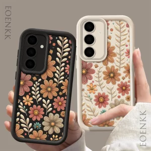 Petal Leaf Diagram Silicone Phone Case for Samsung 1