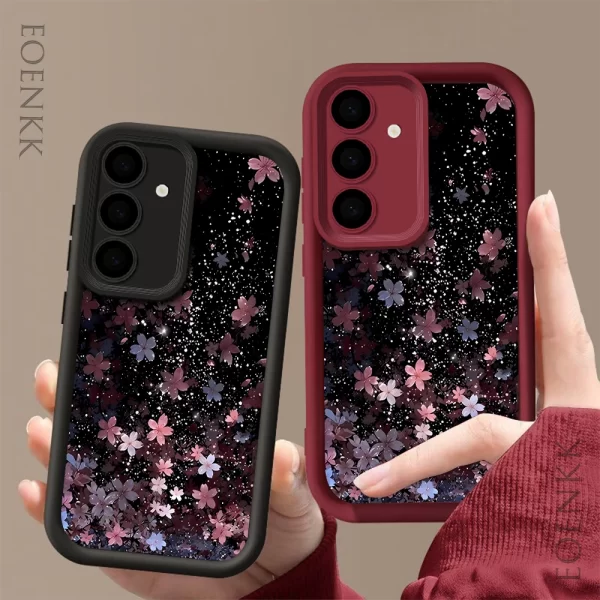 Sakura Leaf Silicone Phone Case 1