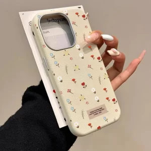 Retro Fashion Floral Leather Case 1