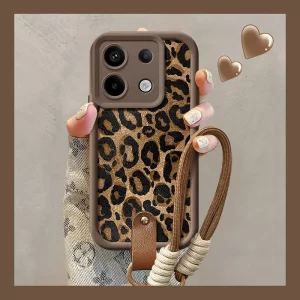 WildLuxe Leopard Lanyard Case For Xiaomi 1