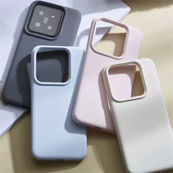 Candy Liquid Silicone Bumper Case for Xiaomi 14 1