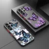 INS Retro Butterfly Soft Matte Case for Samsung 6