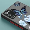 INS Retro Butterfly Soft Matte Case for Samsung 4