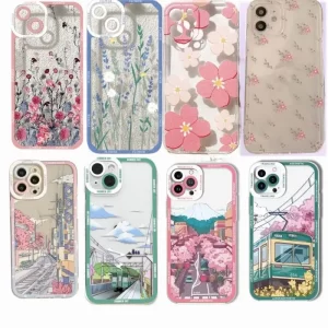 Anime Daisy Flower Leaves Pattern Case for Xiaomi Redmi Note 13 Pro 1