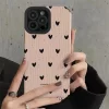 Little Love Heart Leather Case for iPhone – Fashion Silicone Shockproof Cover 2