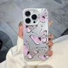 Butterfly Black & Purple Case for iPhone – IMD Plating Soft Cover 6