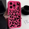 Leopard Print Silicone Case for iPhone – Trendy Soft Cover 3