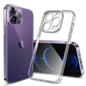 Crystal Clear Soft Silicone Case for iPhone 16, 15, 14, 13, 12, 11 Pro Max 1