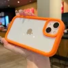 Candy Transparent Acrylic Hard Case – Crystal Clear Shockproof Bumper Cover for iPhone 2