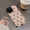 Little Love Heart Leather Case for iPhone – Fashion Silicone Shockproof Cover 4