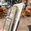 Card Holder Wallet Case – Soft Silicone Slot Cover for iPhone 4