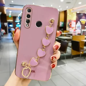 Luxury Heart Bracelet Case for Huawei P40/P30/Y9/Y7A 1