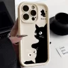 Cute Cartoon Cat Soft Shockproof Case For iPhone 2