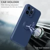 Magnetic Silicone Case for iPhone – Soft Full Protection with Ring Holder 3