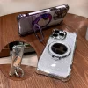 Luxury Plating Mirror Stand Case – Flash Frame Protective Cover for iPhone 4