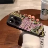 Leopard Print Flower Case – Shockproof Soft Silicone Cover for iPhone 5