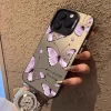 Butterfly Black & Purple Case for iPhone – IMD Plating Soft Cover 2