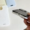 Polka Dot Minimalist Case for iPhone – Ultra-Slim Shockproof Cover 5