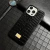 Luxury Leopard & Crocodile Case for iPhone – Fashion Brand Hard Cover 3