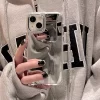 Luxury Makeup Mirror Case for iPhone – Electroplated Soft Silicone Cover 2