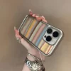Dream Rainbow Matte Plating Case – Fashion Color Shockproof Cover for iPhone 5