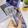 Plating Colorful Shiny Feather Case for Huawei Pura 70 Pro & Mate Series 3