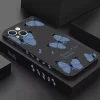 Butterfly Flower Shockproof Soft TPU Silicone Phone Case for iPhone 2