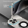 Luxury Glass Camera Lens MagSafe Shockproof Case for iPhone 6
