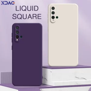 Original Square Liquid Silicone Case for Huawei Nova 5 Series 1