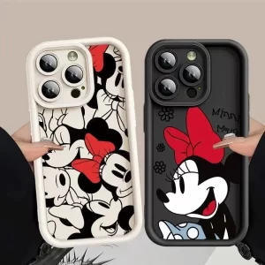 Disney Mickey & Minnie Matching Case for iPhone – Couple Soft Silicone Cover 1