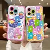 Cute Cartoon Care Bears Transparent Case – Soft Silicone Cover for iPhone 6