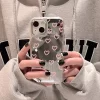 Love Heart Mirror Case for iPhone – Makeup Mirror Shockproof Cover 4