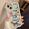 Sanrio Hello Kitty 3D Bow Lens Case – Soft Shockproof Cover for iPhone 6