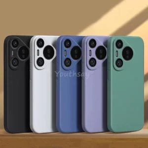 Matte Liquid Silicone Case for Huawei Pura 70 Pro 1