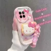 Kuromi Hello Kitty Bracelet Phone Case for iPhone 4