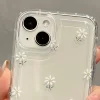 Trendy Floral Clear Case for iPhone – Soft Anti-Fall Cover 4