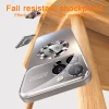 Luxury Glass Camera Lens MagSafe Shockproof Case for iPhone 5