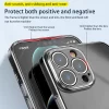 Crystal Clear Soft Silicone Case for iPhone 16, 15, 14, 13, 12, 11 Pro Max 3