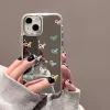 Love Heart Mirror Case for iPhone – Makeup Mirror Shockproof Cover 3