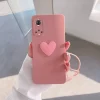 Cute 3D Love Heart Silicone Case for Huawei Honor & Nova Series 3