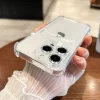 Luxury Transparent Card Holder Case for iPhone 2