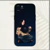 Hit Me Hard and Soft Black Phone Case for iPhone 4