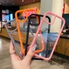 Candy Transparent Acrylic Hard Case – Crystal Clear Shockproof Bumper Cover for iPhone 4