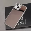 Luxury Makeup Mirror Case for iPhone – Electroplated Soft Silicone Cover 5