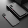 Shockproof Armor Matte Case for iPhone – Clear Hard PC Bumper Cover 4