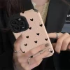 Little Love Heart Leather Case for iPhone – Fashion Silicone Shockproof Cover 3